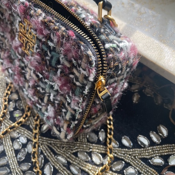 NWT Tory Burch tweed Britten top handle - Picture 8 of 12